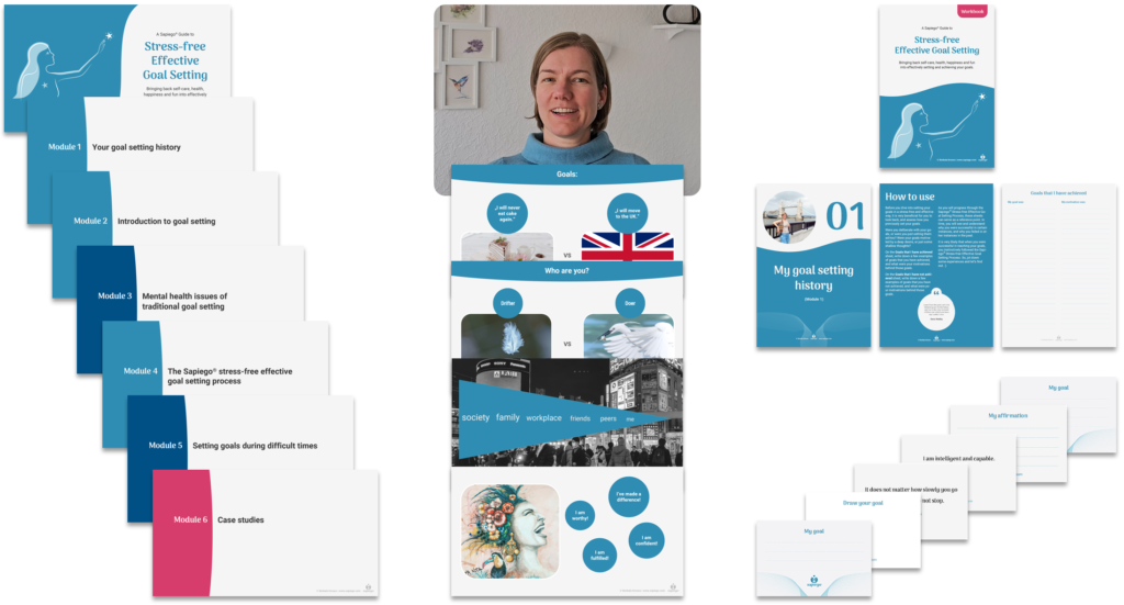 Sapiego goal setting course content showcase
