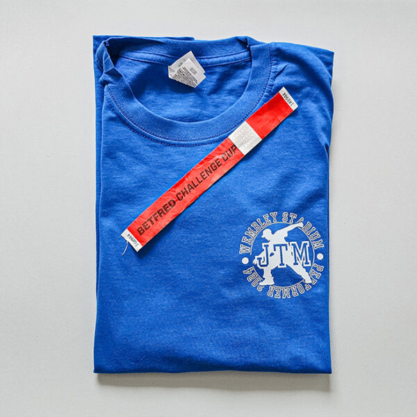 Memorabilia from the Wembley Stadium performance