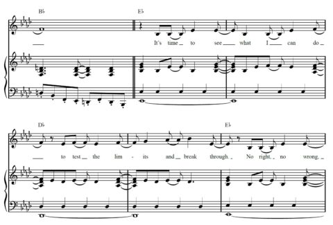 Frozen Let it go music